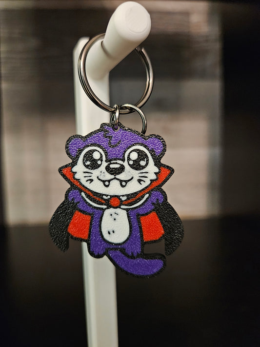 Cute Vampire Otter Keychain - 3D Printed